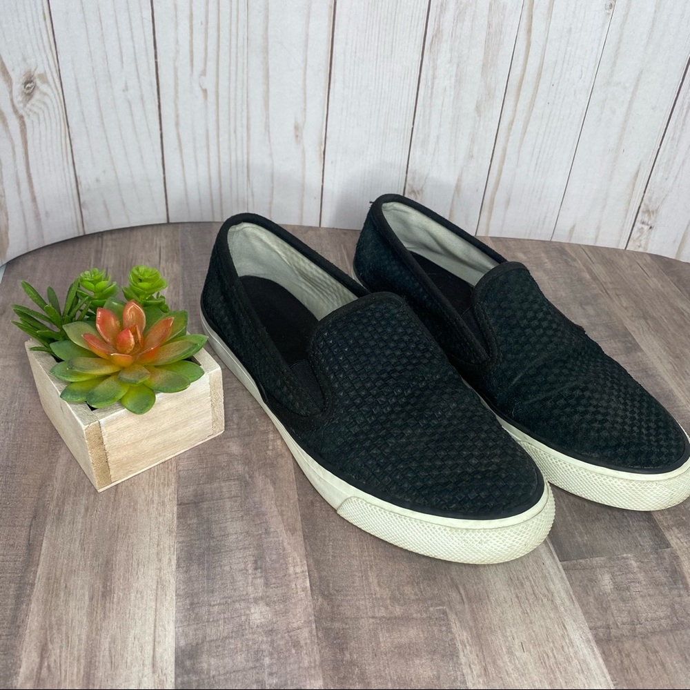 Sperry Women’s Seaside Emboss Suede Black - Size: 9 - Picture 2 of 7